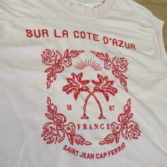 NEW By Anthropologie Embroidered Côte d'Azur Top Small - Picture 5 of 7